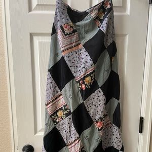 Maxi Patchwork Skirt